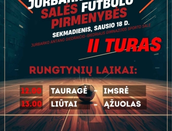 2026 m. sausio 18 d. – salės futbolo pirmenybių II turas